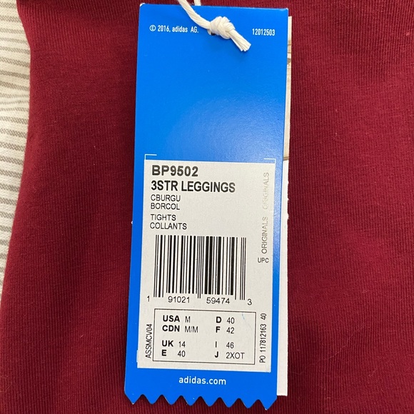 **NWT**Adidas tights - Picture 2 of 3